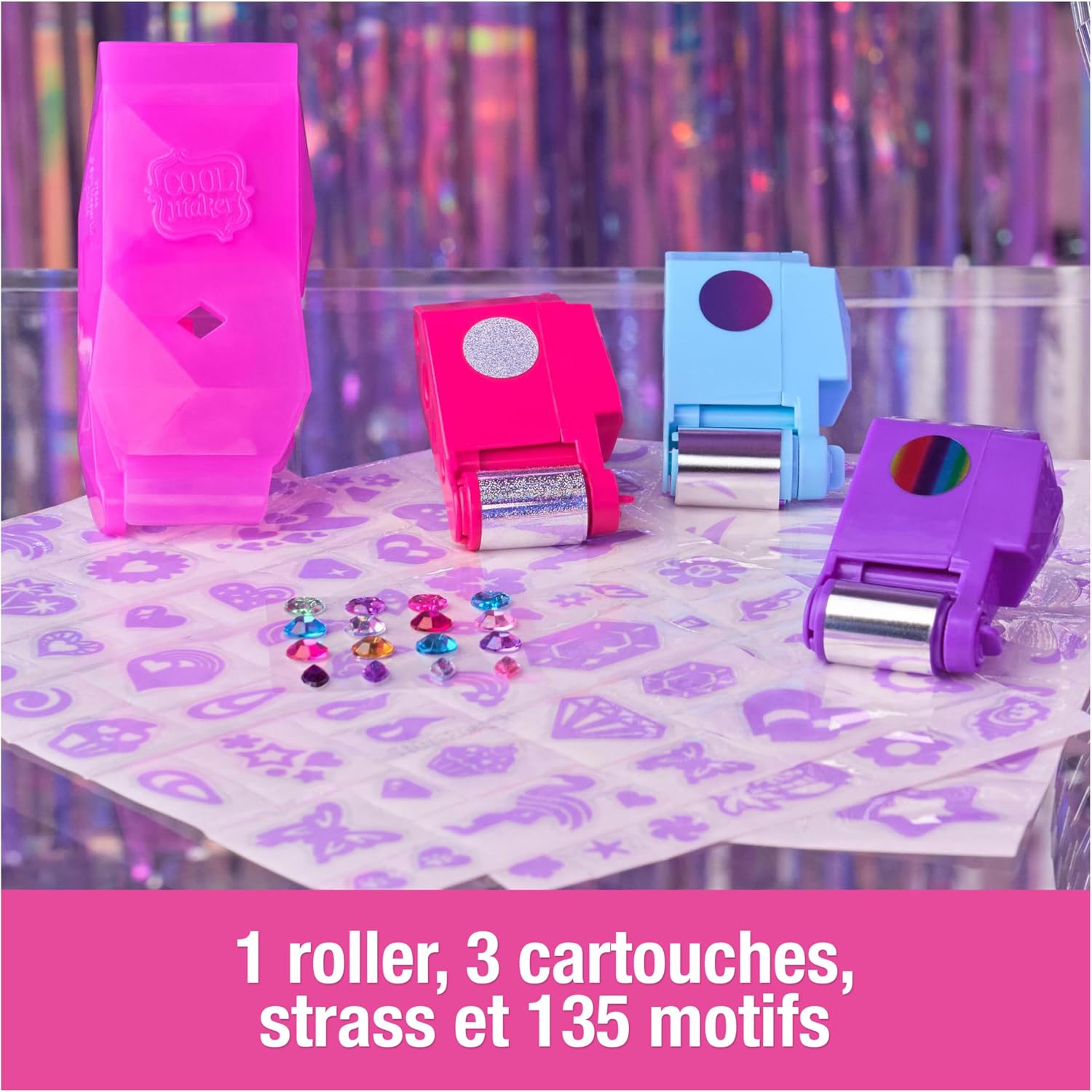 Detalle 2 de Cool MAKER Shimmer Me Body Art 135 motifs 🎨