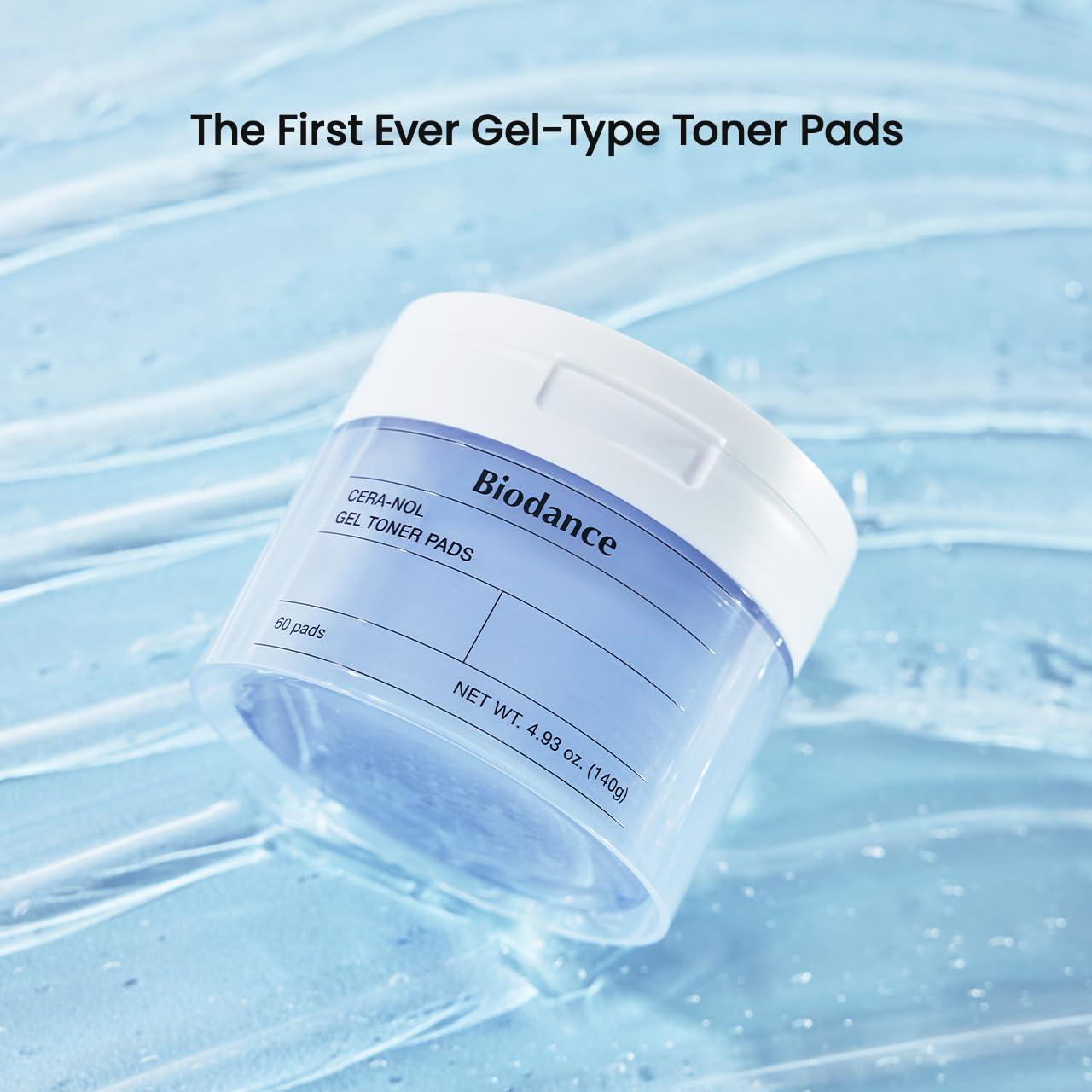 Detalle de Biodance Cera-nol Gel Toner Pads – Beruhigende Feuchtigkeitspflege mit Hyaluronsäure & Ceramiden