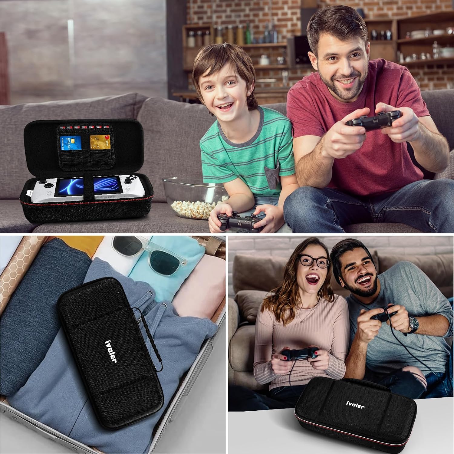 Thumbnail 6 de ivoler Carrying Case for Nintendo Switch 2 2025 – 7" handheld case