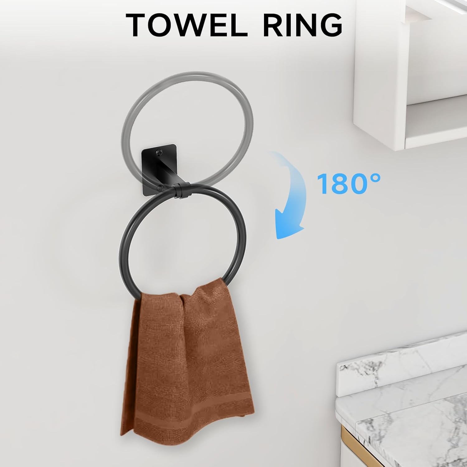 Thumbnail 2 de Gypie 4-Piece Black Bathroom Set 24