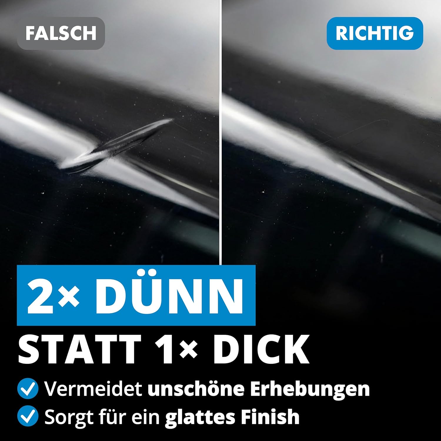 Thumbnail 3 de LICARGO Lackstift Schwarz Glänzend 12 ml – Deckkraft für Steinschläge & Kratzer im Lack