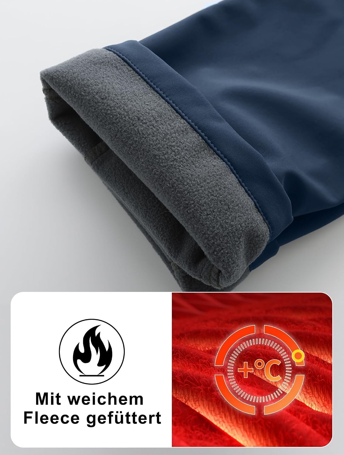 Detalle 1 de Zzkouine Kinder Softshellhose