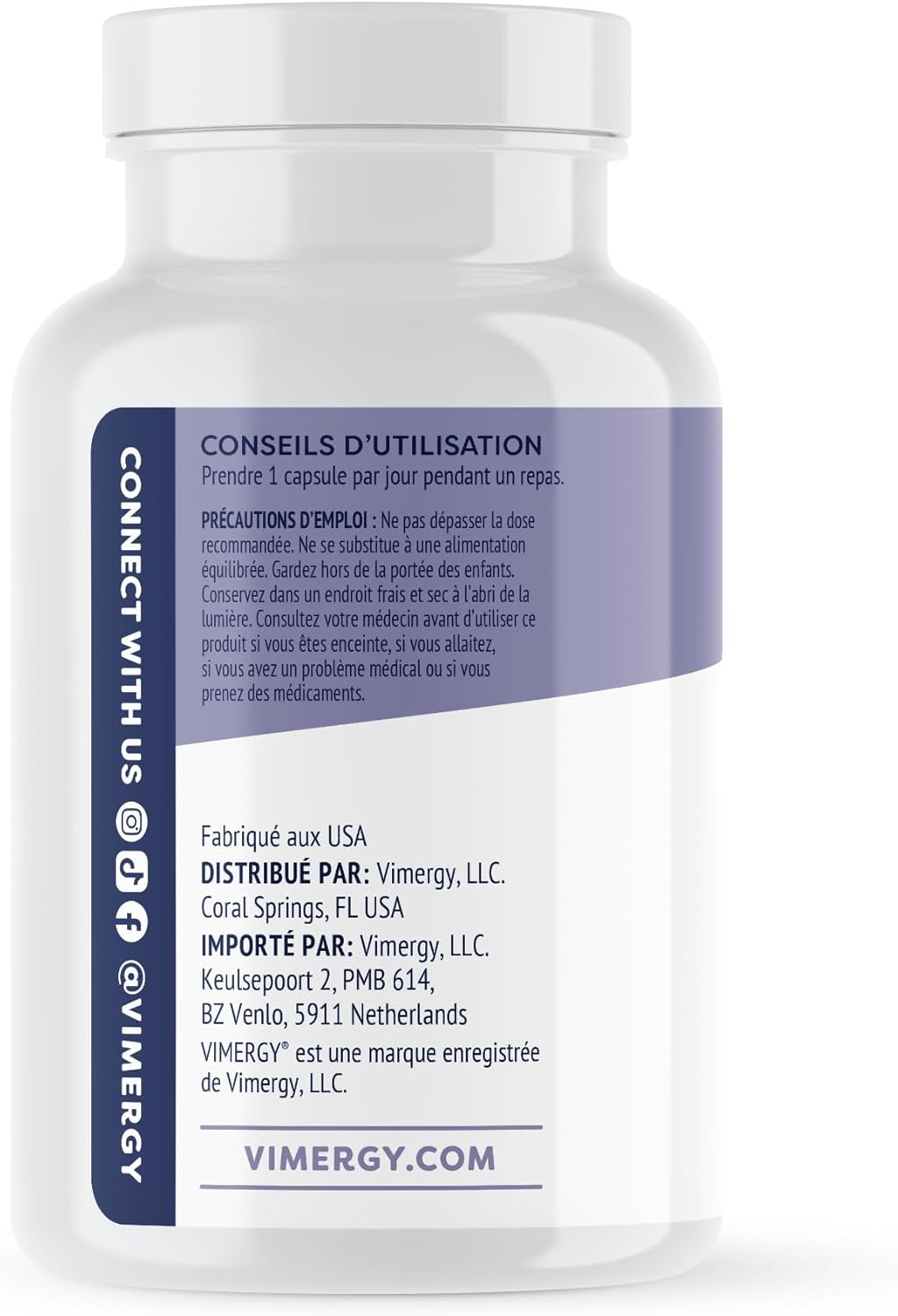 Detalle 2 de Vimergy Glutathione – Gélules végétaliennes, 150 mg, boîte de 60 portions