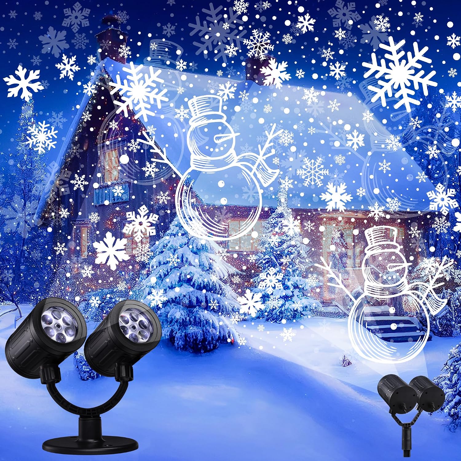 Detalle de Toodour Christmas Projector Lights, Double-Head Design