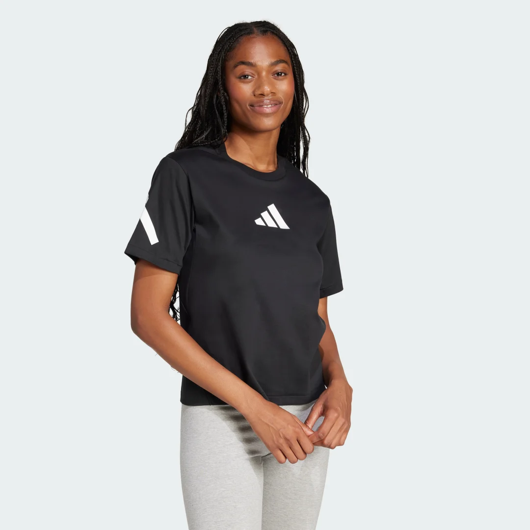 Thumbnail 2 de Camiseta adidas Z.N.E. — negra, para movimientos y estilo urbano