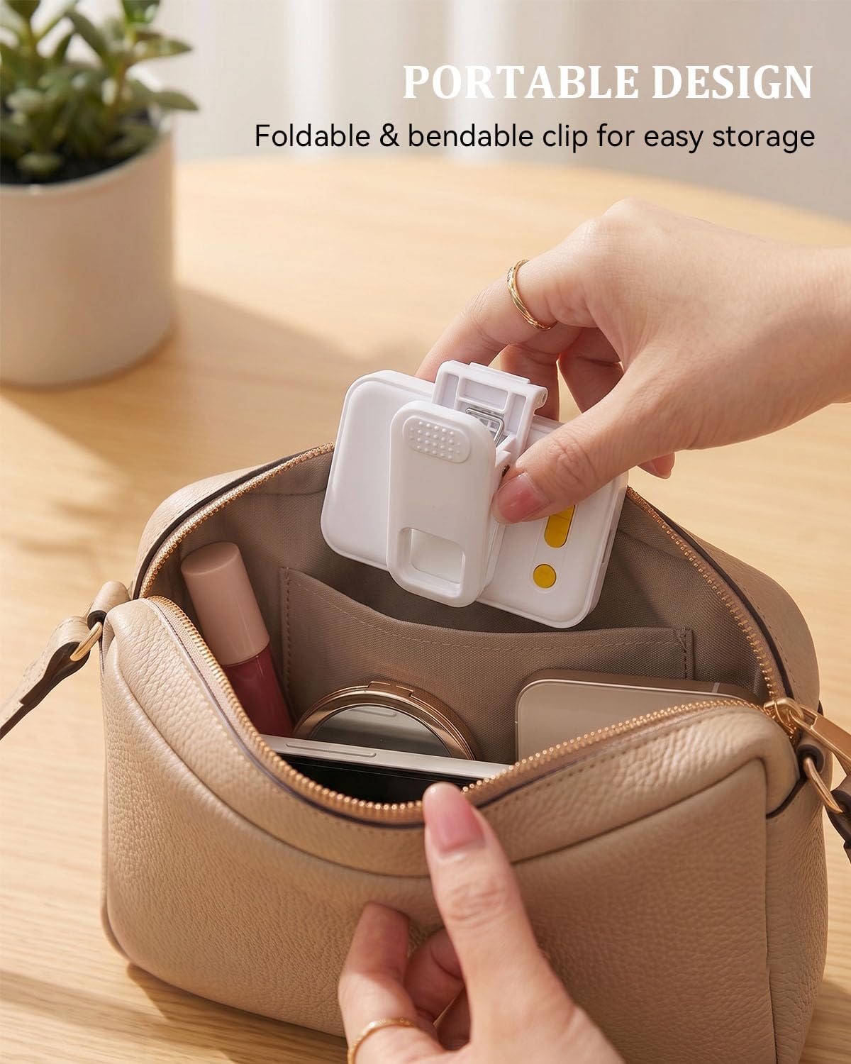 Thumbnail 4 de Portable Selfie Light 90 LED Rechargeable Ring Light
