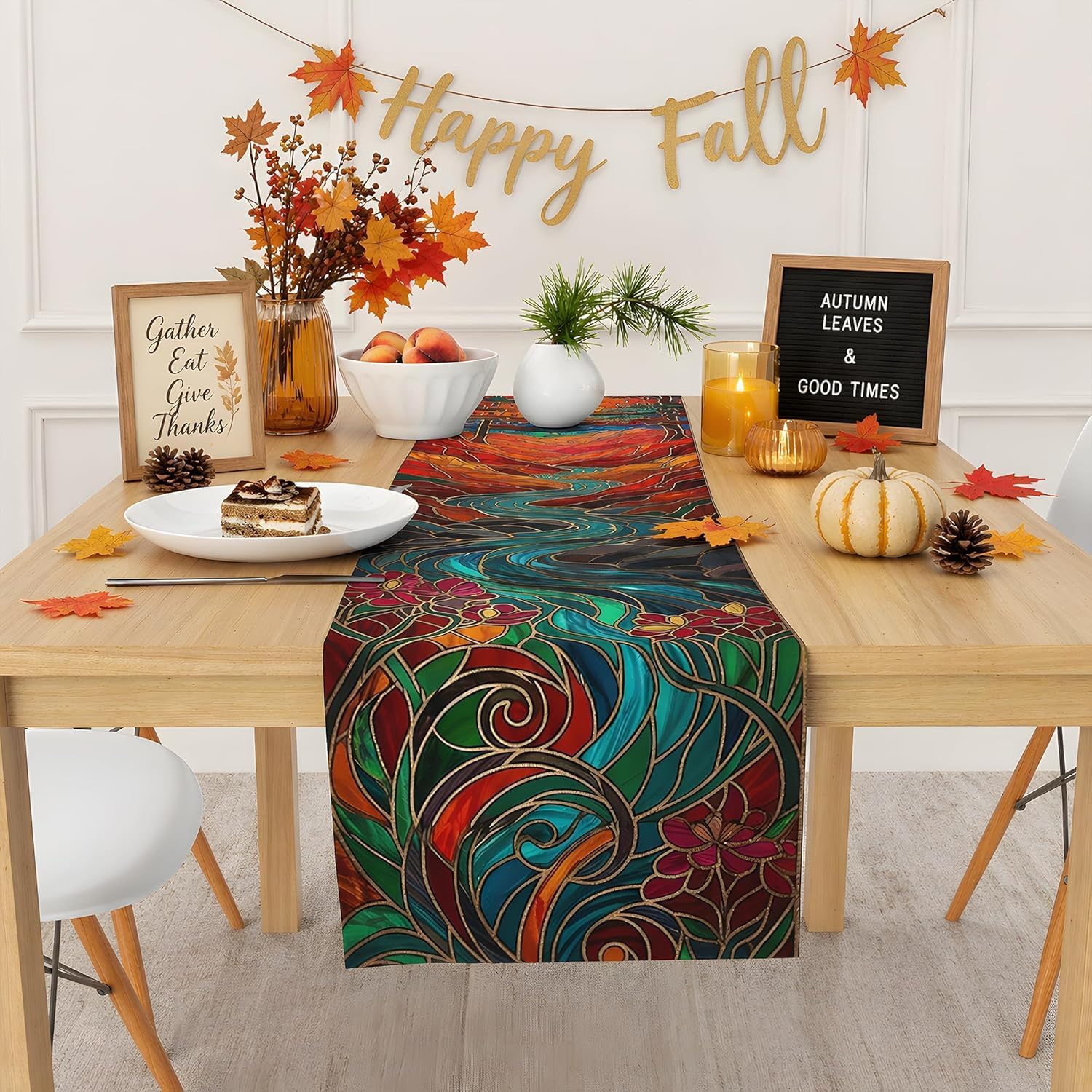 Detalle 2 de Fall Table Runner in Polyester