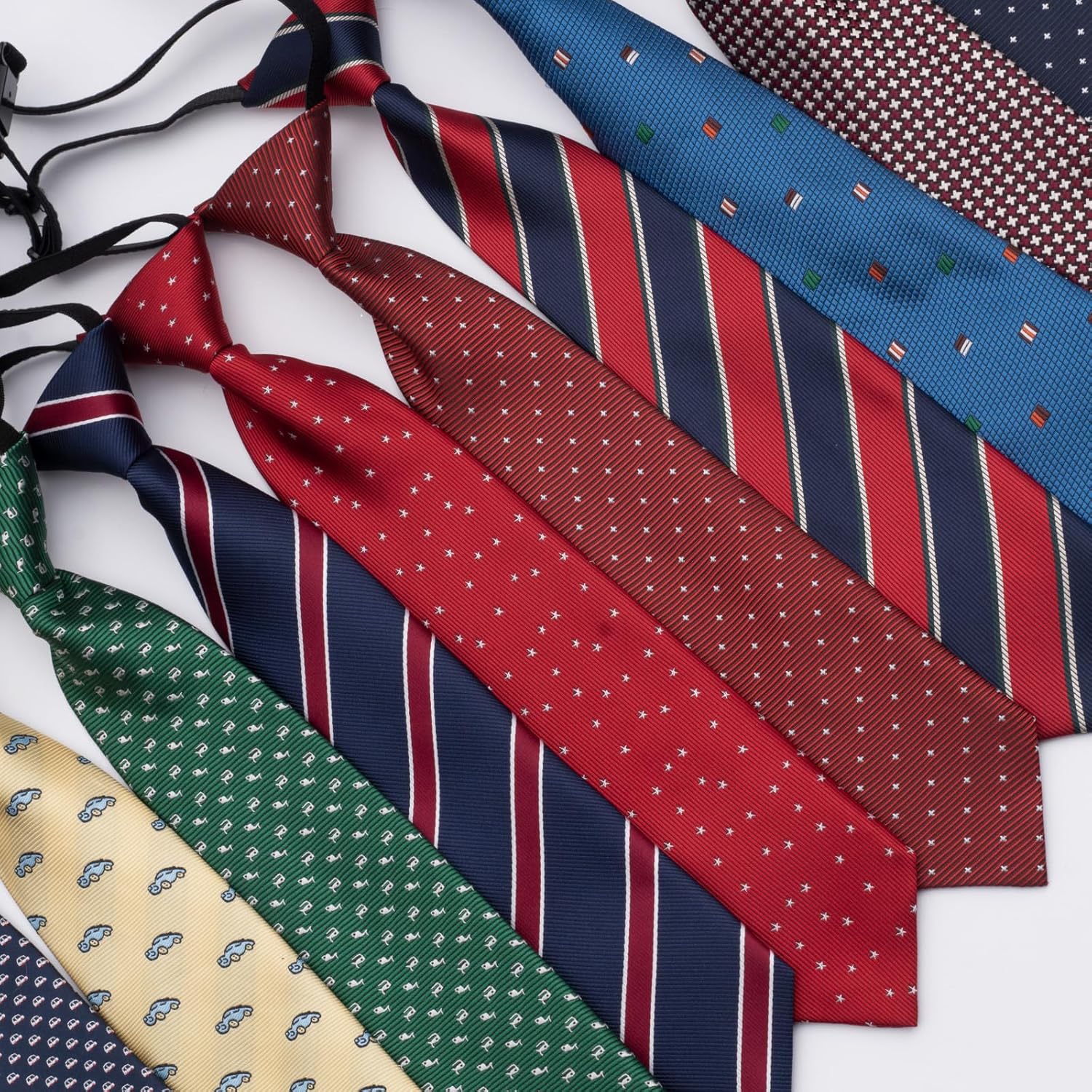 Thumbnail 4 de Alizeal Toddler 11inch Novelty Pre-Tied Necktie with Animal Patterns