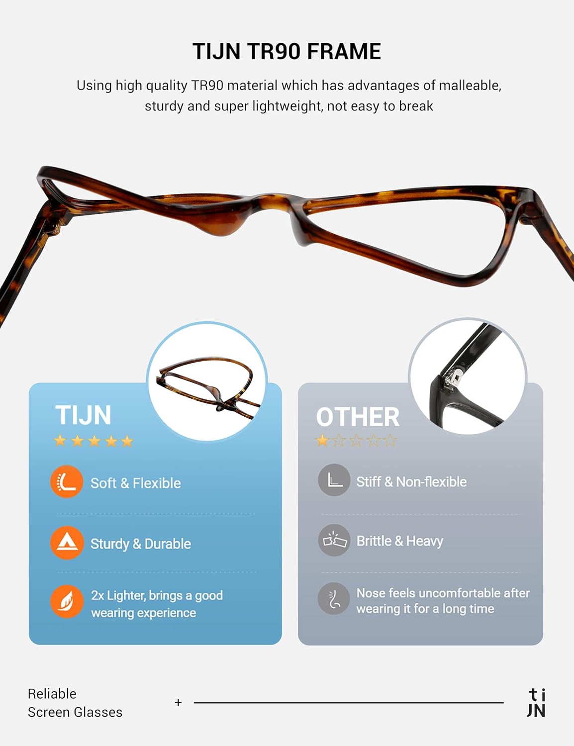 Thumbnail 4 de TIJN Blue Light Blocking Glasses Clear Frame ๐