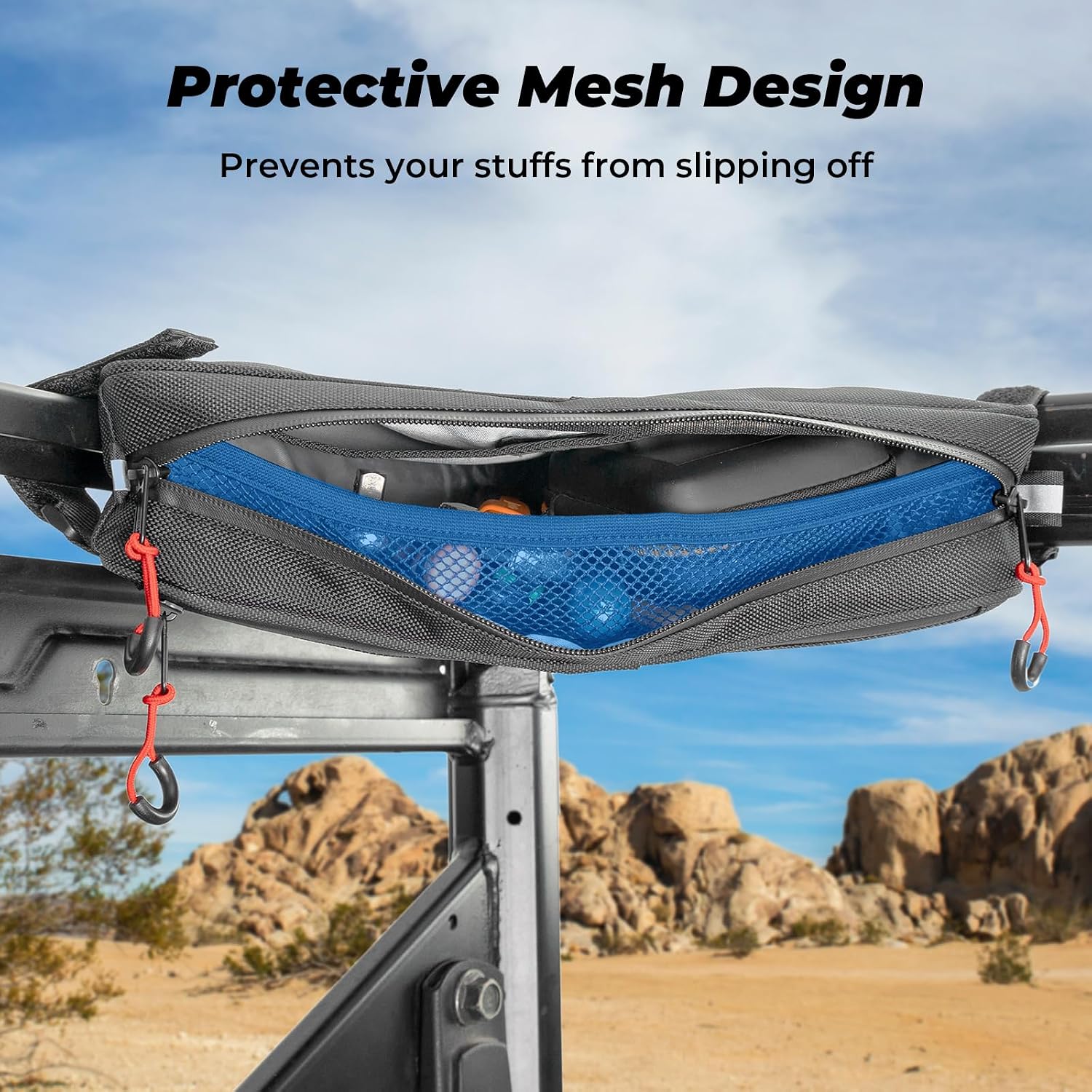 Detalle de KEMIMOTO UTV Storage Bag, 1680D Oxford Cloth