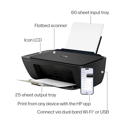 Thumbnail 4 de HP DeskJet 2955 Wireless All-in-One Color Printer (A24HJA) — Compact, AI-assisted Home Office Solution