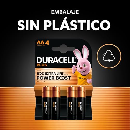 Thumbnail 5 de Duracell Plus Pilas AA (Paquete de 8) con Power Boost y envase 0% plástico