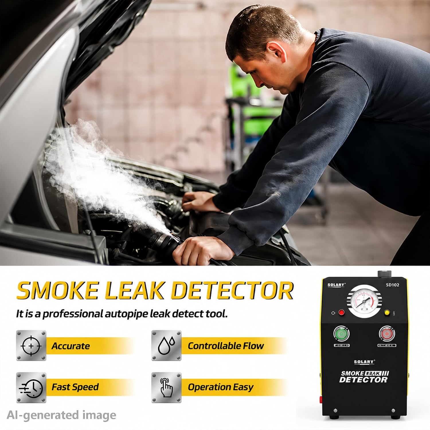 Detalle de Solary SD302 Smoke Machine 12V