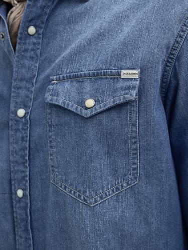 Thumbnail 6 de Jack & Jones Jjesheridan Camisa Vaquera Slim Azul
