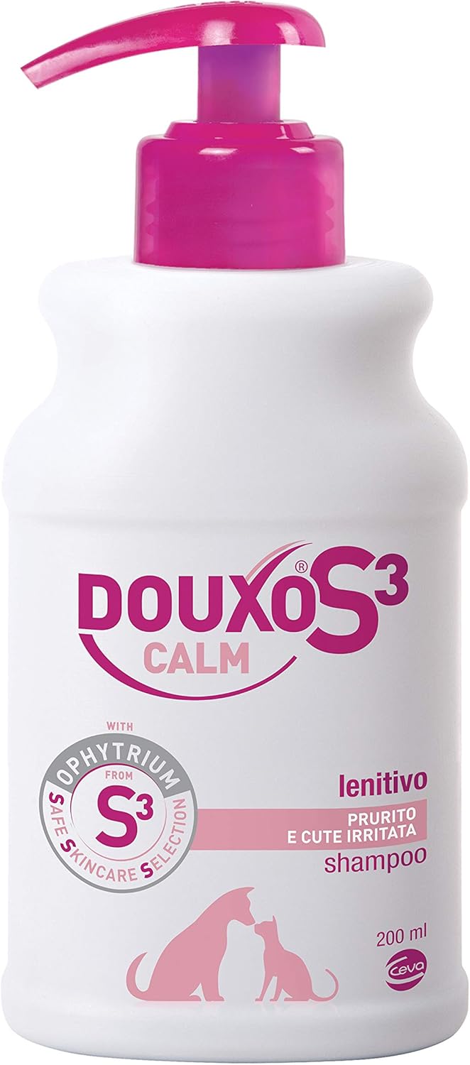 Detalle de DOUXO S3 CALM shampoo 200 ml 🐾