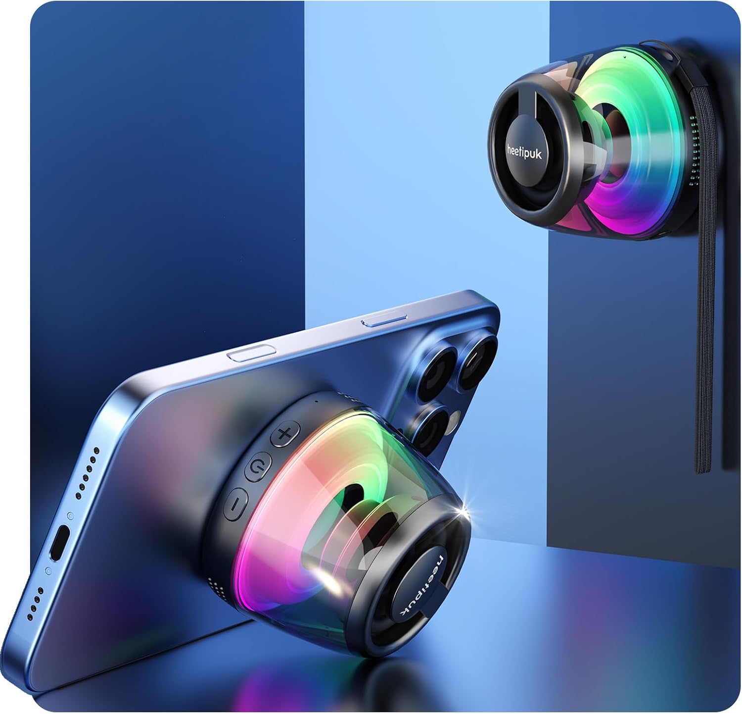Detalle de heetipuk Magnetischer Bluetooth Lautsprecher 5W