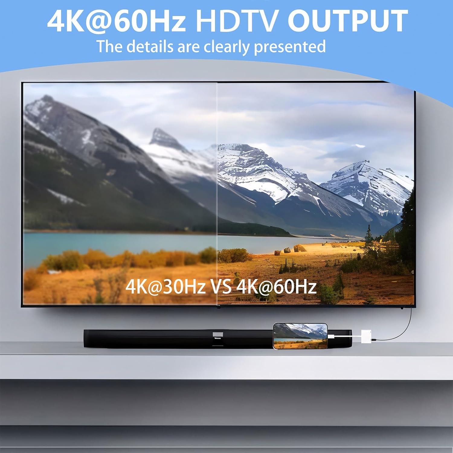 Detalle 2 de Kinhaly USB C to HDMI Adapter 4K