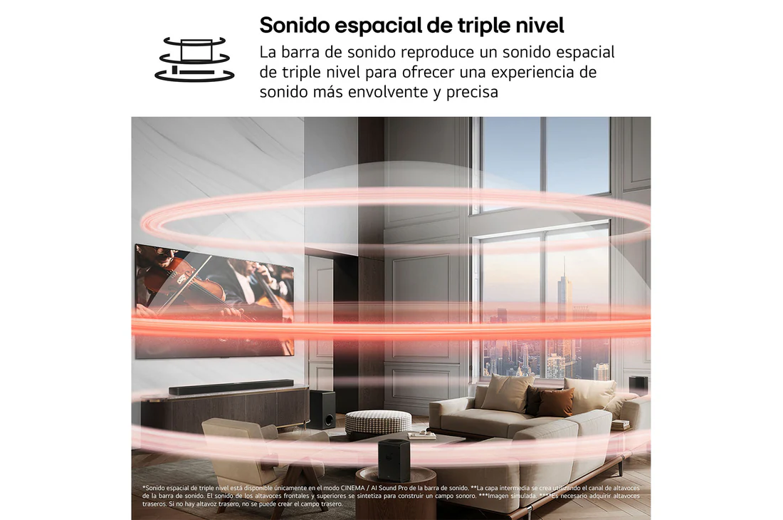Thumbnail 5 de LG S95TR Barra de sonido 810W 📺