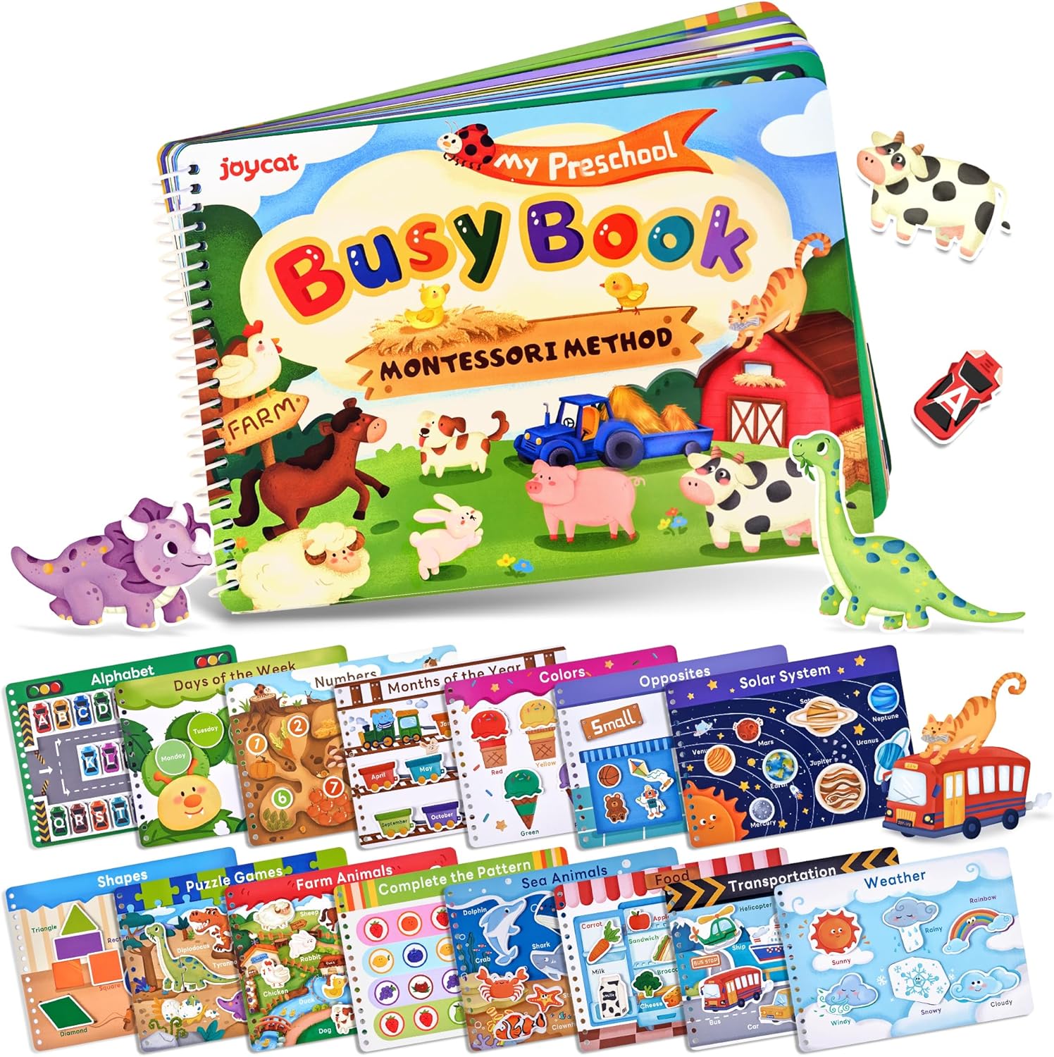 Detalle de JoyCat Busy Book for Toddlers 3-5