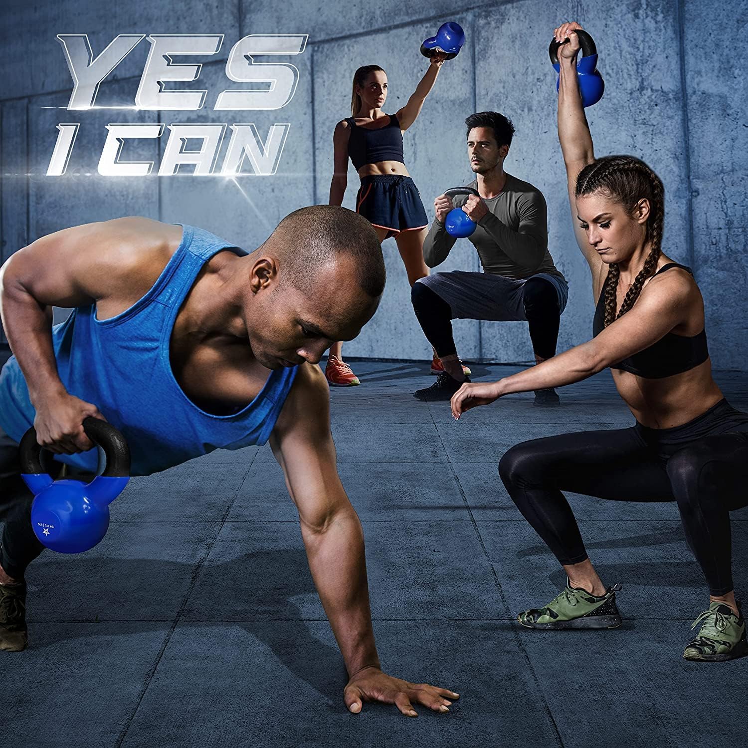 Thumbnail 6 de Yes4All Vinyl-Coated Kettlebell
