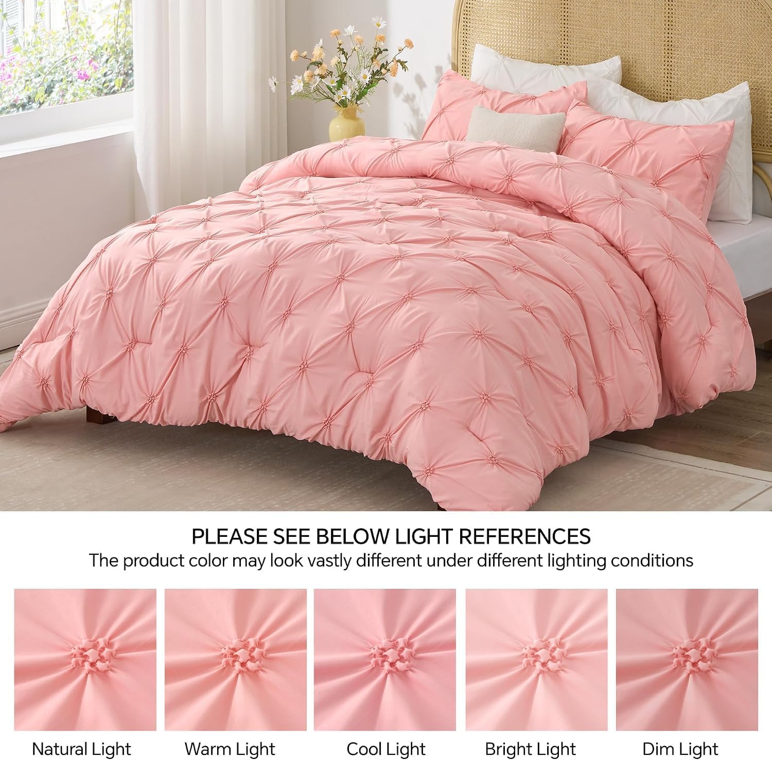 Thumbnail 6 de BEDELITE California King Comforter Set 3pc