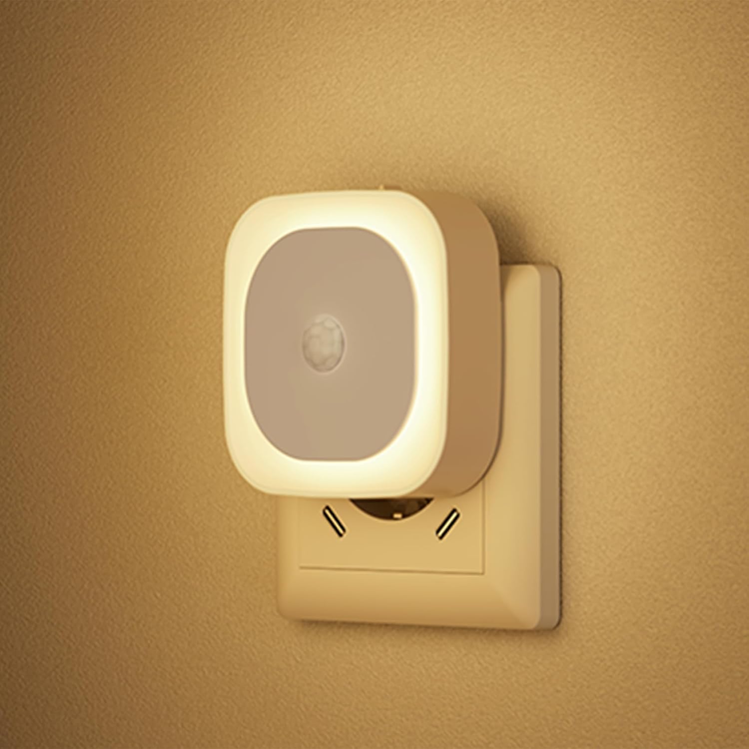 Thumbnail 6 de YUNLEX Luce notturna da presa con sensore di movimento e 3 modalità (2 pezzi), bianco caldo