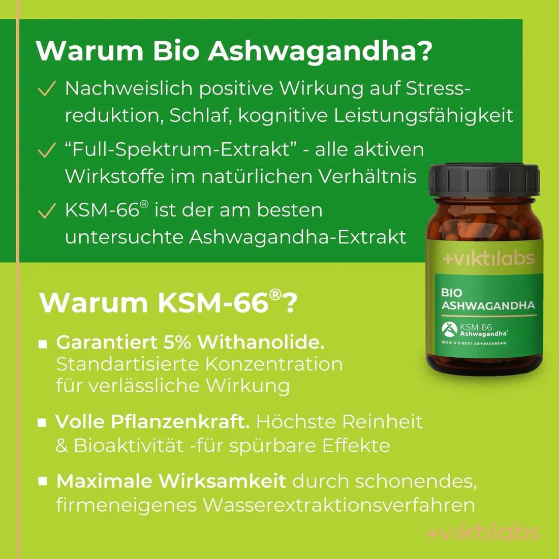 Detalle de Bio Ashwagandha Kapseln 1er Pack — Ashwagandha
