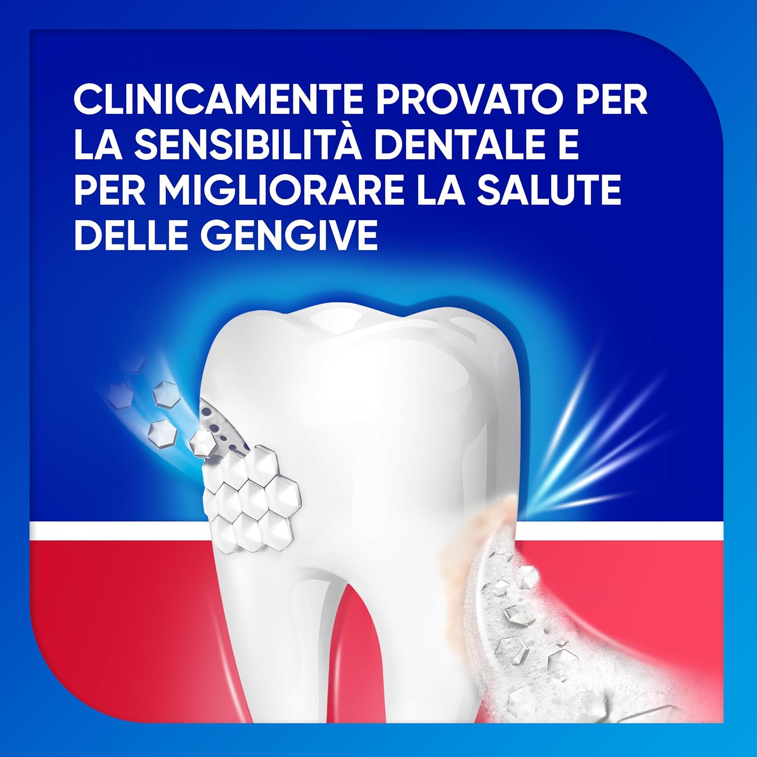 Detalle de Sensodyne Dentifricio Sensibilità & Gengive — per denti sensibili e fastidi gengivali (4x75 ml)