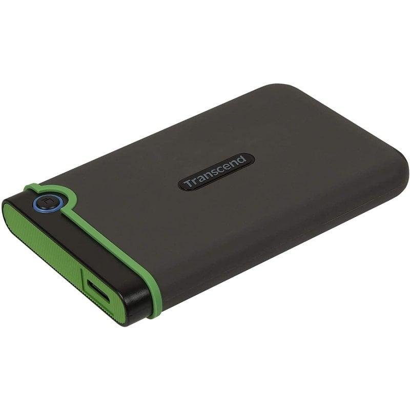 Detalle 2 de Transcend StoreJet 2.5" 2TB USB 3.1 Gris: protección y velocidad para tus datos