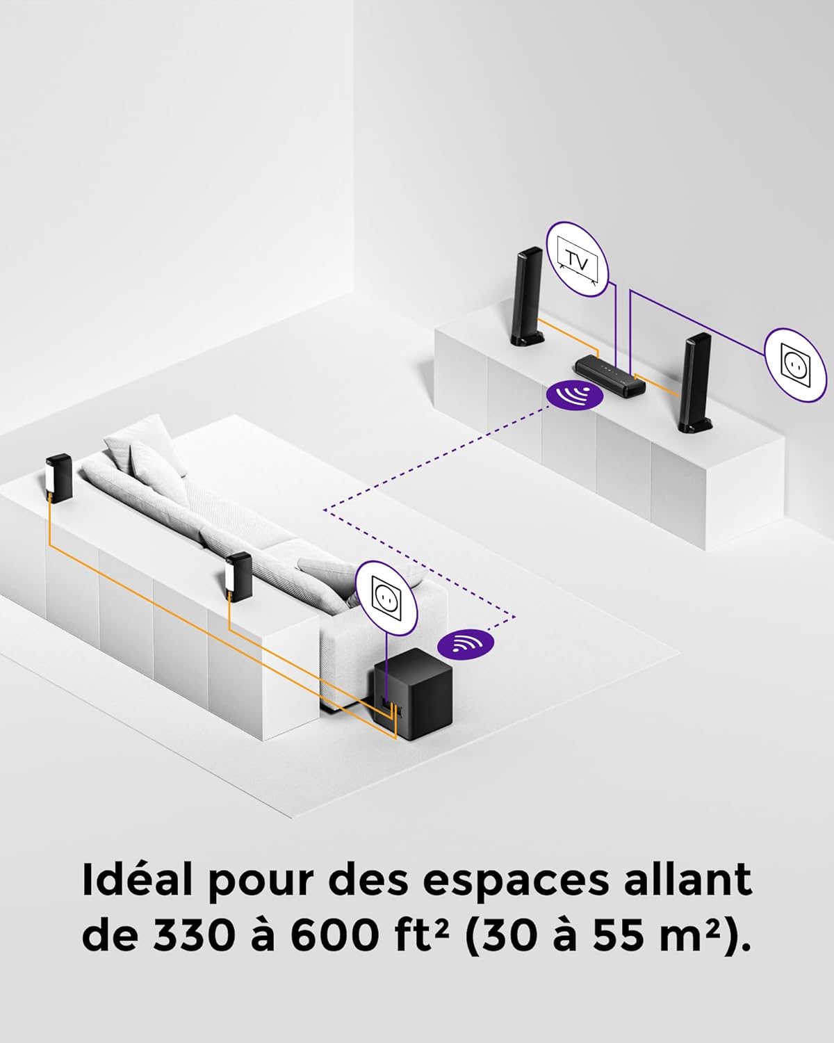 Thumbnail 6 de ULTIMEA 9.1 Soundbar mit 470W – Apollo S90 Surround-System für TV