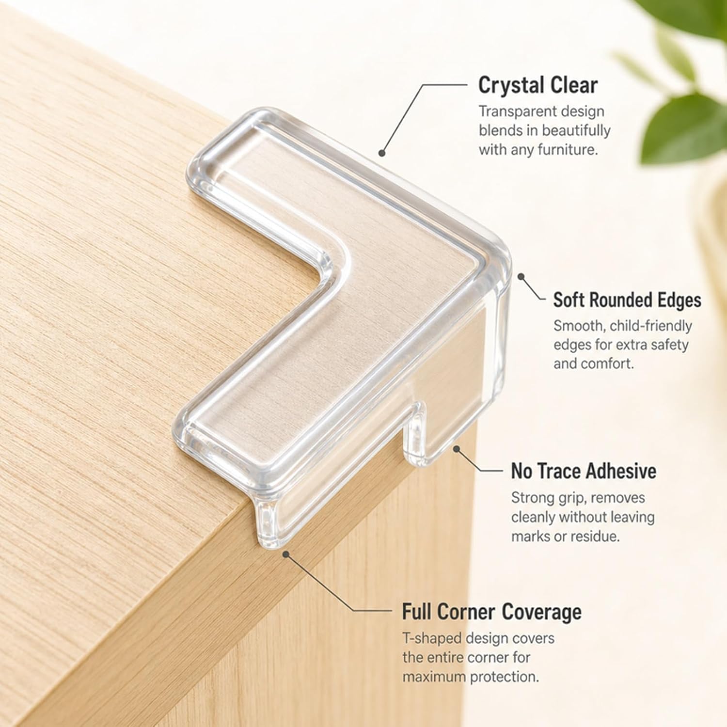 Thumbnail 1 de 12Pcs Table Corner Protectors For Baby – Complete Edge Protection for Furniture and Rooms