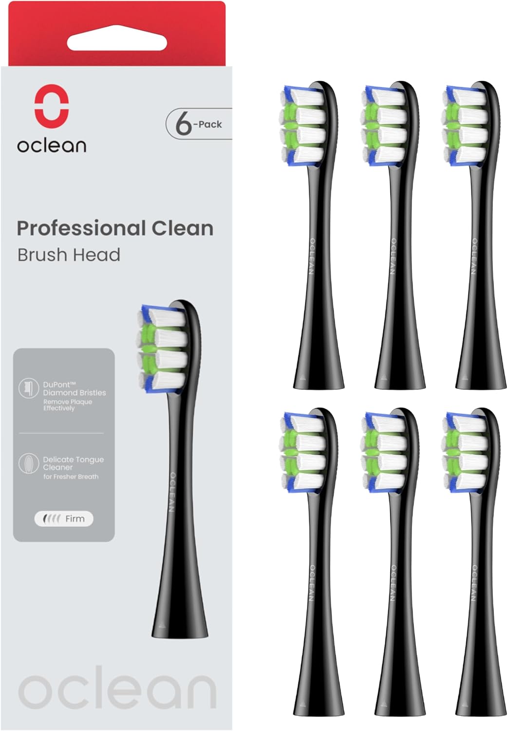 Detalle de Oclean Bürstenköpfe Professional 6 Stück 🪥