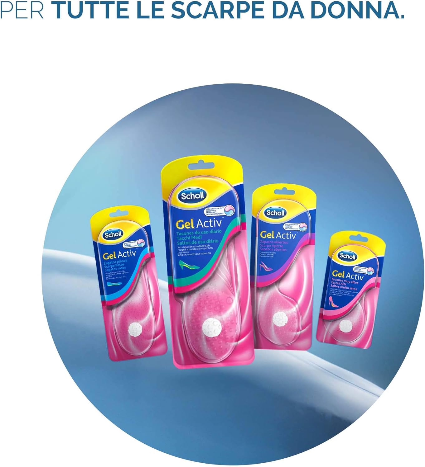 Thumbnail 5 de Scholl Gel Activ Solette Donna trasparente 1 paio