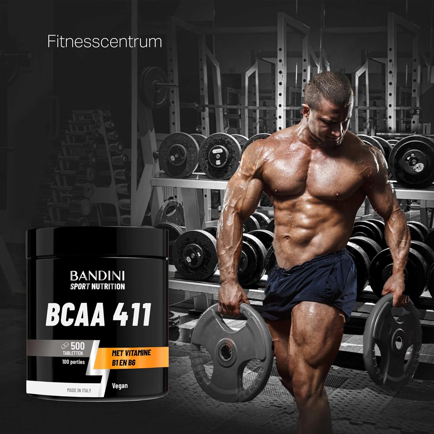 Thumbnail 3 de BANDINI BCAA 4:1:1-tabletten met vitamine B1 en B6, 500 stuks