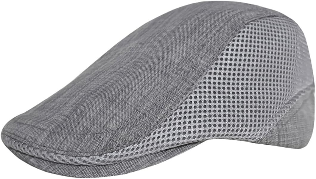 Detalle de KeepSa Herren Flatcap Gatsby Ivy Irish Newsboy Schirmmütze – zeitlose Retro-Flatcap aus Baumwolle