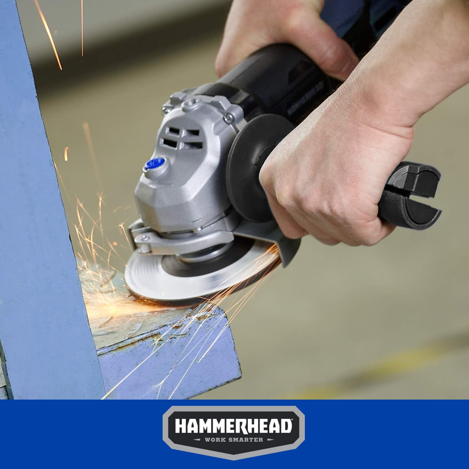 Thumbnail 5 de Hammerhead HAAG060 6-Amp 4.5-Inch Angle Grinder with 3-Piece Abrasive Wheel