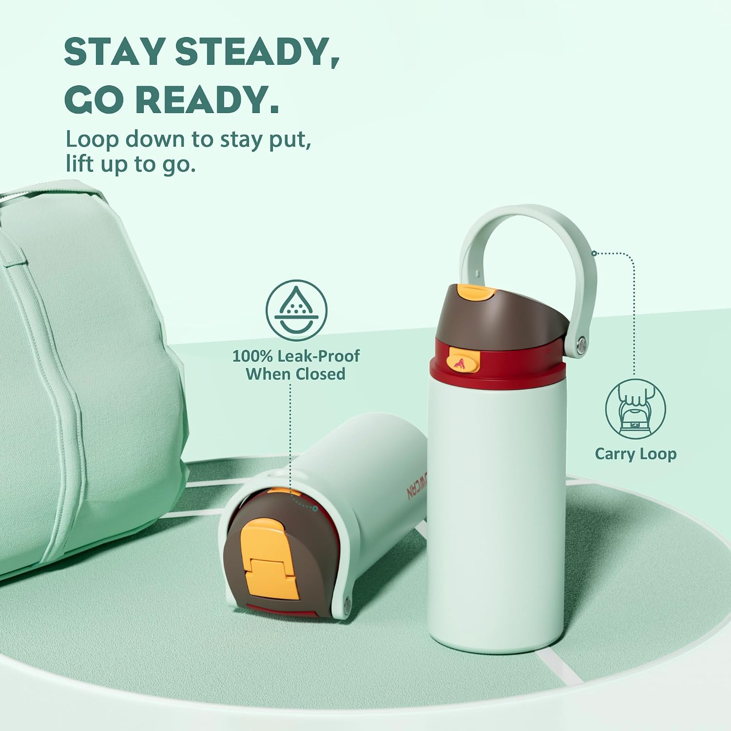 Thumbnail 3 de POWCAN 24 oz Insulated Water Bottle