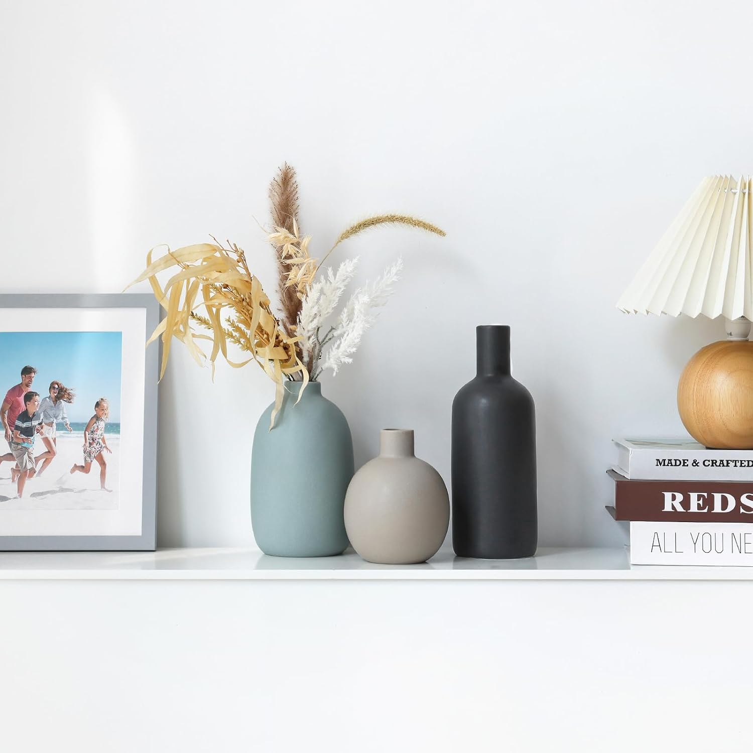 Detalle 2 de Ceramic Vase Set of 3