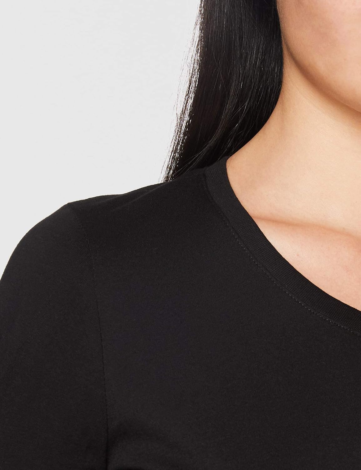Thumbnail 3 de berydale Camisetas Mujer Cuello en V 100% Algodón Pack 3/5