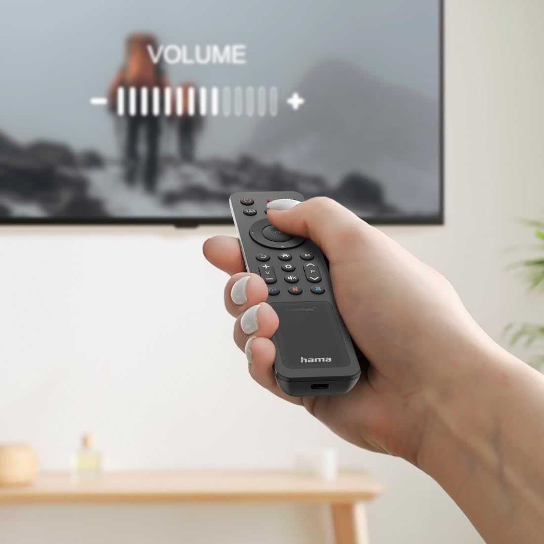Thumbnail 6 de Hama Bluetooth-Fernbedienung für Samsung Smart TV (Solar, Lernmodus, Streaming-Tasten, Multi View)