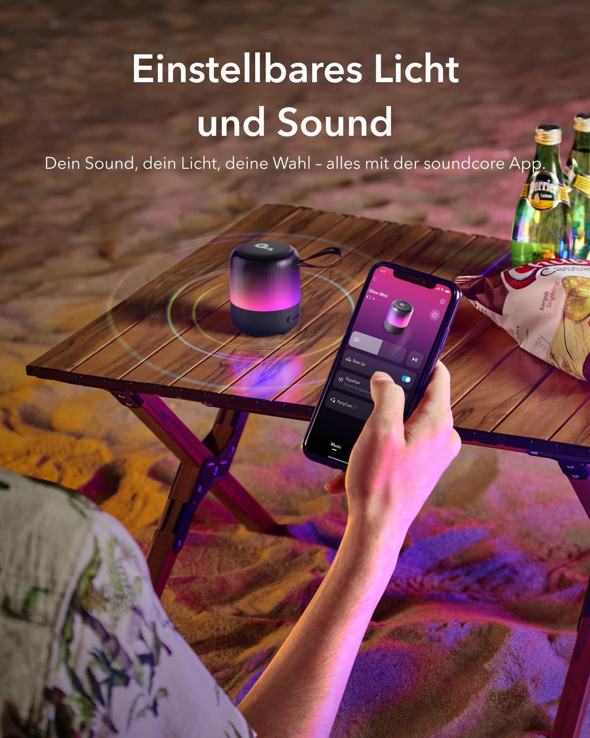 Thumbnail 6 de soundcore Glow Mini Bluetooth-Lautsprecher 12h