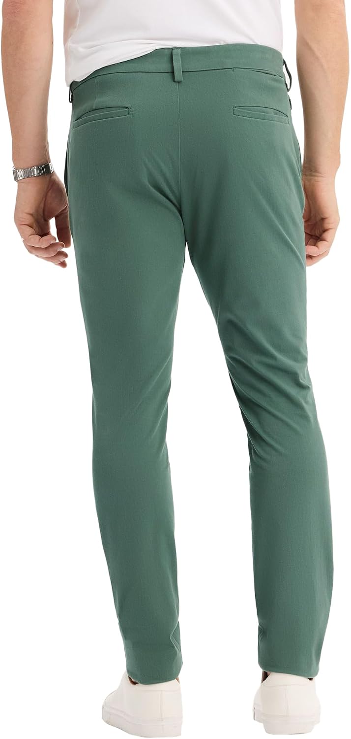 Detalle 2 de Dockers Go Activeflex Chino Pantaloni Uomo – Skinny Fit con tessuto Activeflex
