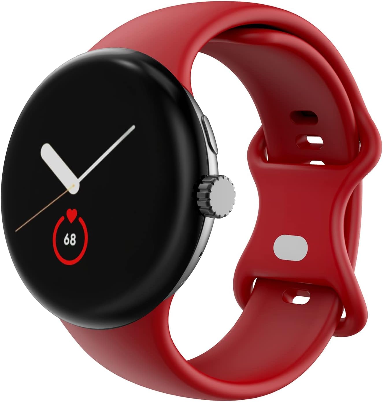 Detalle de OVERSTEP Soft Silicone Replacement Band for Google Pixel Watch (2022 & Pixel Watch 2)