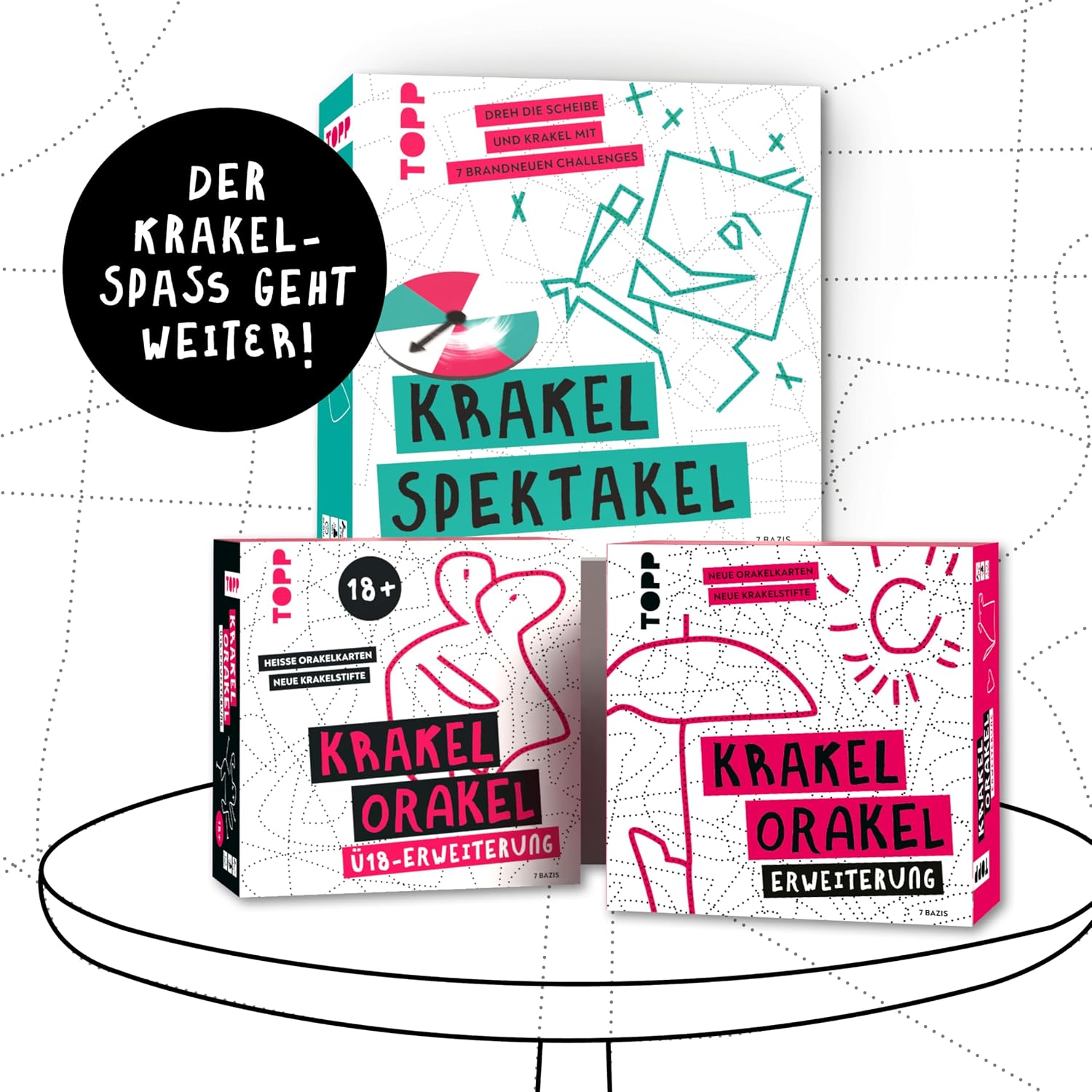 Detalle 1 de TOPP Krakel-Orakel – Das Zeichenspiel für alle, die Nicht zeichnen können