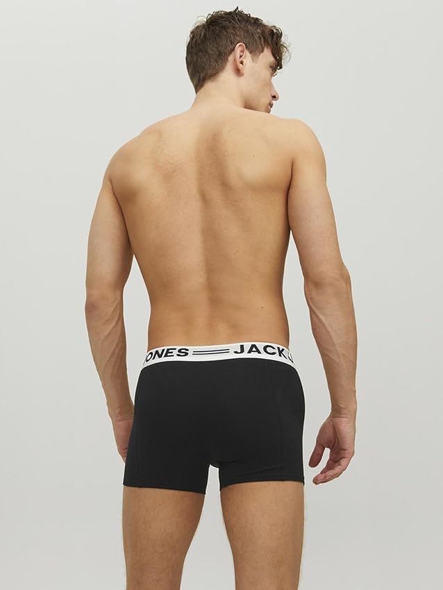 Detalle 2 de JACK & JONES Sense Trunks 3-pack XXL bóxer para hombre 🩲