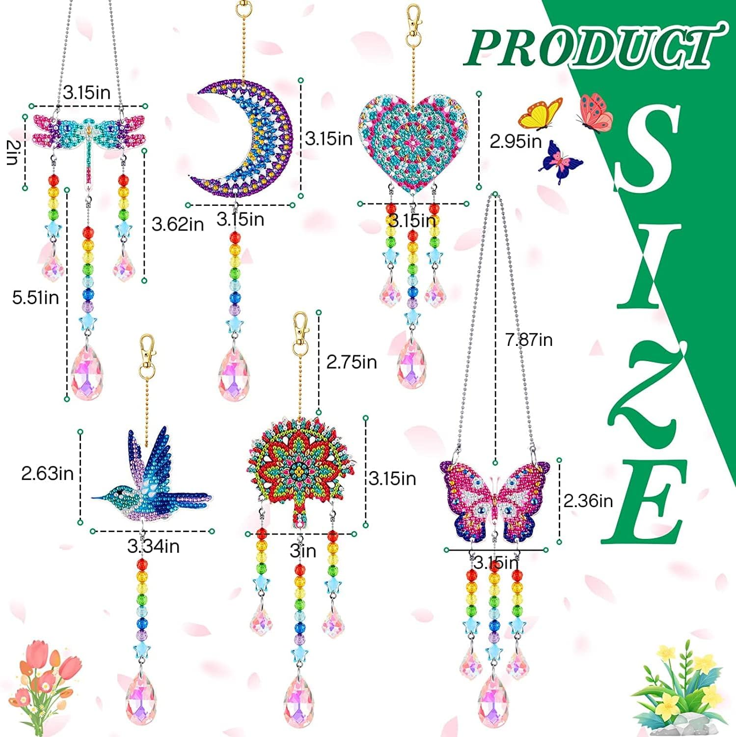 Thumbnail 3 de Jiosdo DIY Diamond Art Kit for Girls