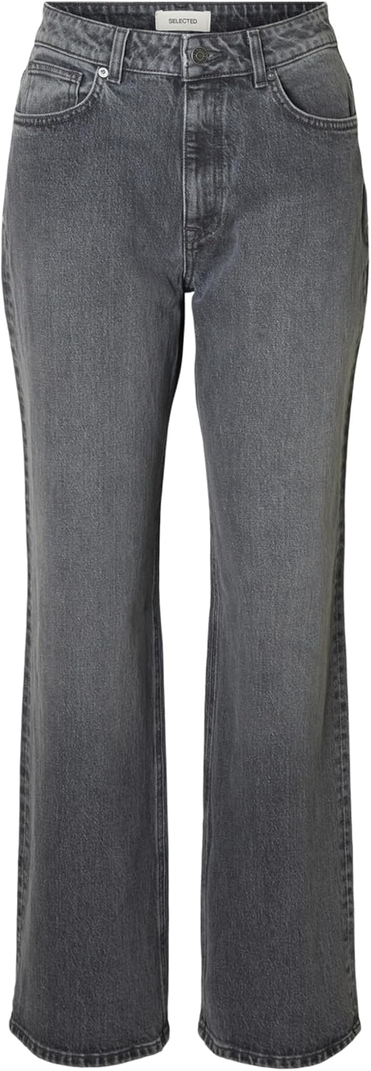 Detalle de SELECTED FEMME Slfwide Bea-Kori Hw Jeans