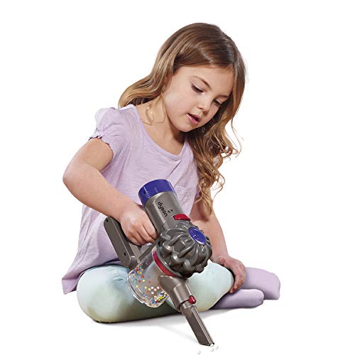 Detalle 2 de ODS V8 Dyson Aspirapolvere Giocattolo per Bambini – Colore Grigio, Arancione e Viola, 20800