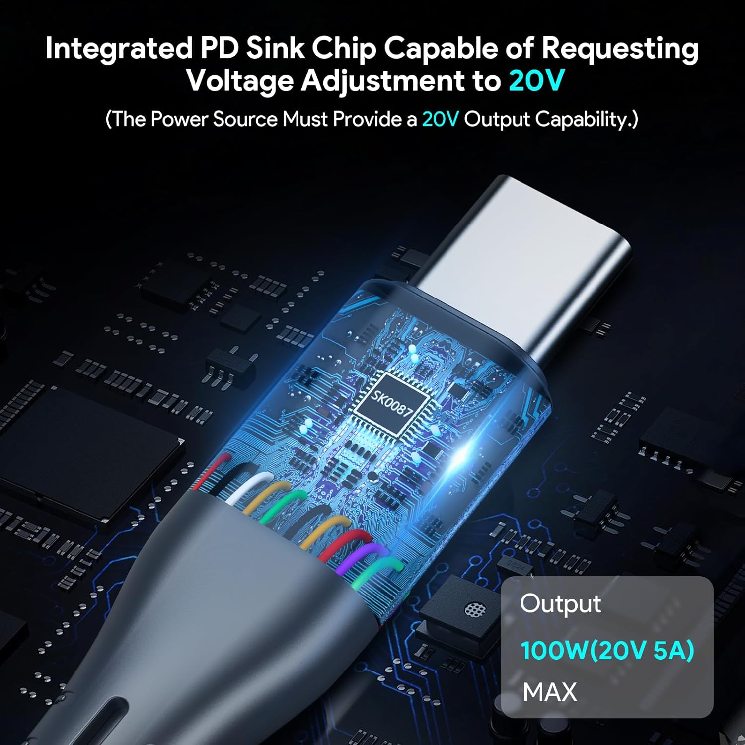 Thumbnail 5 de XLTTYWL Starlink Mini 5m 100W USB-C to DC cable