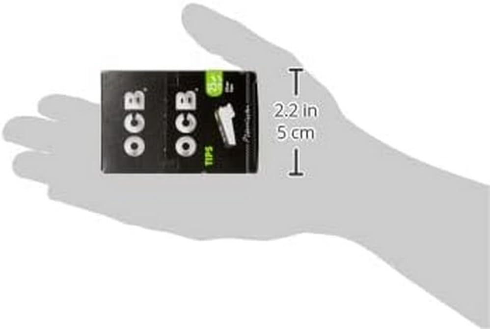 Detalle de OCB 9001 filtertips van plantaardig papier, 25 boekjes met 50 vellen